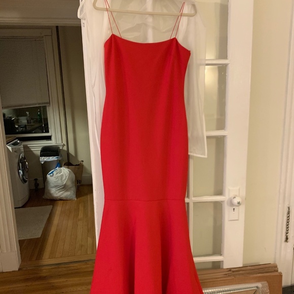 likely aurora gown red